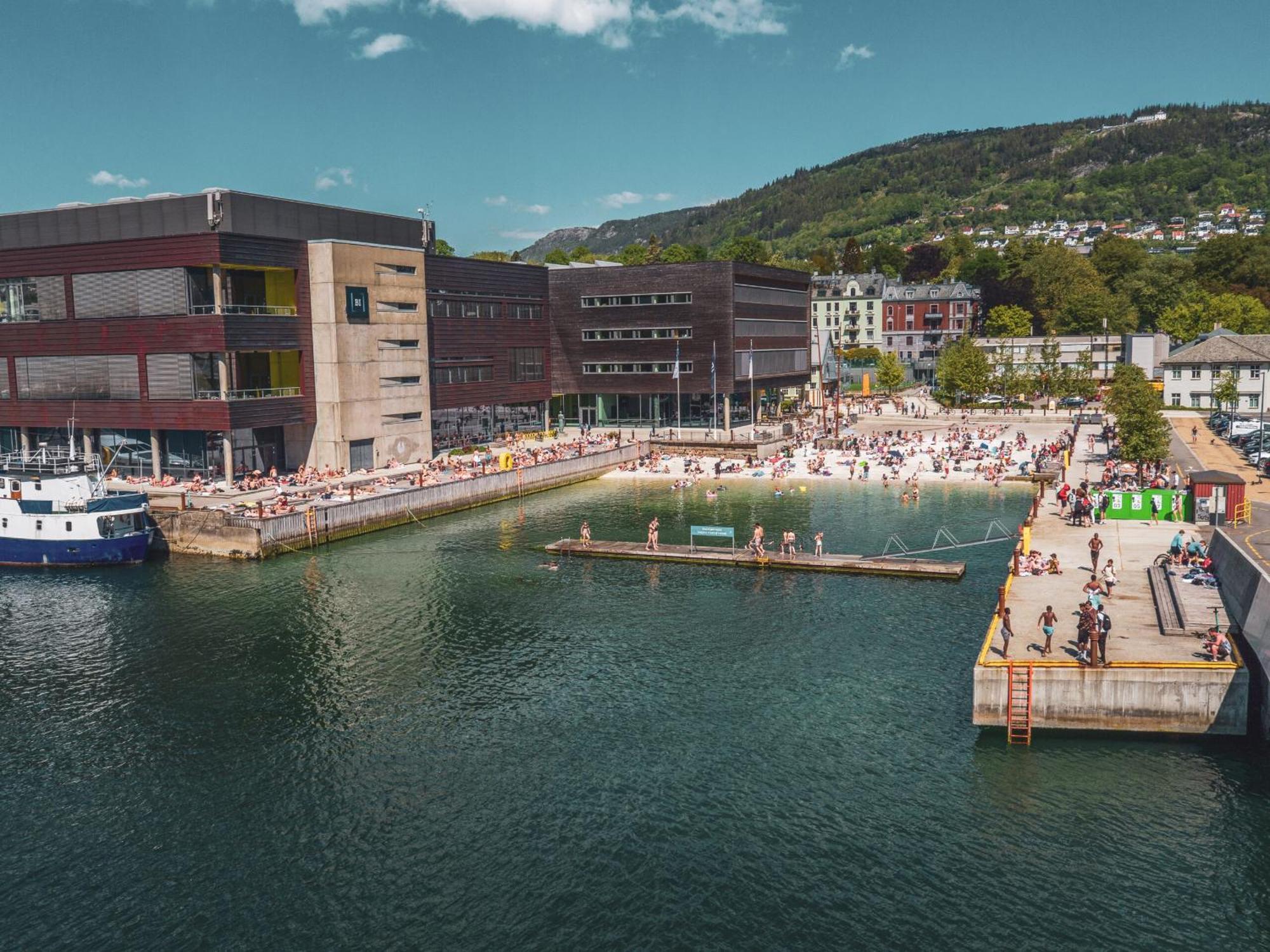 Byleilighet I Sjokanten M Terrasse Bergen Kültér fotó